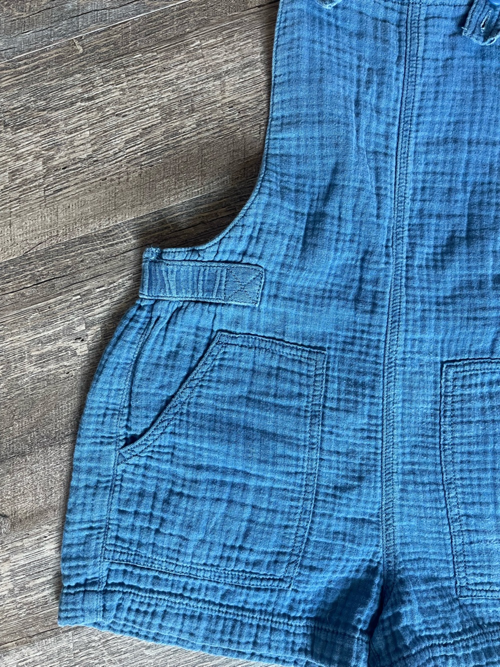 American Eagle gauze cotton romper overalls - Picture 3 of 7